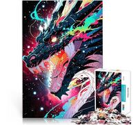 puzzle 1000 pezzi per adulti Drago Cosmico Aiuta il cervello ad allenare i giocattoli che creano dipendenza per coltivare la pazienza Un'opera d'arte 38x26cm