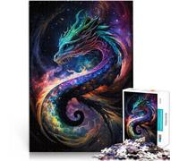 puzzle 1000 pezzi per adulti Drago Cosmico Eterico Giocattolo educativo intellettuale decomprimente con poster abbinato e foglio di quiz 38x26cm