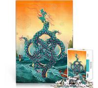 puzzle 1000 pezzi per adulti Drago dei quattro mari Antistress Vacanza in patria Uccidere il tempo Regalo di compleanno, regali, arte murale 52x38cm