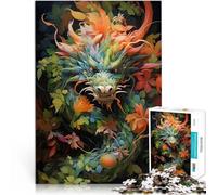 puzzle 1000 pezzi per adulti Drago della giungla Difficile da completare ma divertente e umoristico offerte come regali per tutta la famiglia 50x70cm