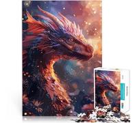 puzzle 1000 pezzi per adulti Drago delle nuvole fantasy per il giocattolo di sfida del gioco educativo Migliorare l'amore tra le coppie 38x26cm