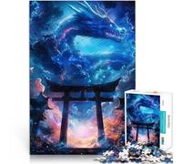 puzzle 1000 pezzi per adulti Drago mitico del cancello Torii Giocattoli Giochi Educativi Antistress Collezione di artisti, Belle arti 52x38cm