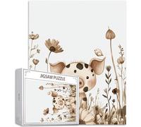 Puzzle 1000 Pezzi per Adulti e Bambini Puzzle Fiore Puzzles Classiques, Maiale Jigsaw Giochi Rilassamento e Intelligence, Idea Regalo Uomo e Donna, Consigliato a Partire dai 14 Anni 75x50cm D-736