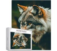 Puzzle 1000 Pezzi per Adulti e Bambini Puzzle Lupo Puzzles Classiques, Animale Jigsaw Giochi Rilassamento e Intelligence, Idea Regalo Uomo e Donna, Consigliato a Partire dai 14 Anni 75x50cm D-760
