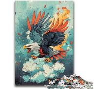 Puzzle 1000 pezzi per adulti e ragazzi Aquila tra le nuvole per bambini dai 14 anni in su Giocattoli antistress Regalo di Natale e compleanno 26x38cm
