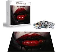 Puzzle 1000 Pezzi per Adulti e Ragazzi, Puzzle Sexy Jigsaw Giochi Rilassamento e Intelligence, Jigsaw Labbra rosse per Gioco Familiare, Idea Regalo Uomo e Donna, Consigliato a Partire 14 Anni S-457