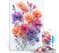 puzzle 1000 pezzi per adulti Ensemble di garofani vibranti Vacanza a casa: uccidere il tempo perché è ideale come regalo per tutta la famiglia 38x26cm