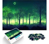puzzle 1000 pezzi per adulti Fantasia nella foresta al neon Gioco di famiglia antistress sfida difficile Migliorare l'amore tra le coppie 50x70cm