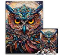 Puzzle 1000 pezzi per adulti Fantasy Art Owl Puzzle in cartone per adulti Gioco interattivo per famiglie, sfida mentale, giocattolo educativo 26X38CM/10,23x14,96 pollici