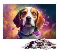 Puzzle 1000 pezzi per adulti, Fantasy Beagle, Puzzle impossibili per adulti, idea regalo di compleanno, gioco rompicapo impegnativo 50x75CM / 19,68x29,52 pollici