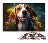 Puzzle 1000 pezzi per adulti Fantasy Beagle Puzzle in legno adolescenti, coppie e amici per compleanni, Natale 50x75CM / 19,68x29,52 pollici