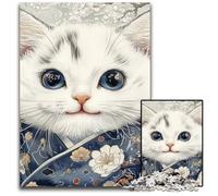 Puzzle 1000 pezzi per adulti Fantasy Cat Puzzle in legno Decompressione intellettuale giocattolo educativo Buon regalo per adulti adolescenti 50X75CM