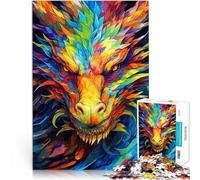 puzzle 1000 pezzi per adulti Fantasy Dragon Giappone Antistress Vacanza in patria Uccidere il tempo Migliorare l'amore tra le coppie 52x38cm