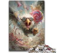 Puzzle 1000 pezzi per adulti Fantasy Eagle per età 14 anni e oltre Giochi per famiglie Gioco di Natale Regali per donne 26x38cm