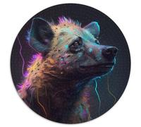 Puzzle 1000 pezzi per adulti Fantasy Hyena Puzzle per adulti Gioco interattivo per famiglie, regalo artigianale con grafica colorata 67,5x67,5 cm