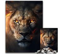 Puzzle 1000 pezzi per adulti Fantasy Lion Puzzle impossibili per adulti Attività per famiglie, Decorazione fai da te per la casa, Regalo per le feste 26X38CM/10,23x14,96 pollici