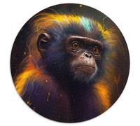 Puzzle 1000 pezzi per adulti, Fantasy Monkey, puzzle impossibili per adulti, sfida mentale, regalo, attività educativa per adolescenti, 67,5x67,5 cm