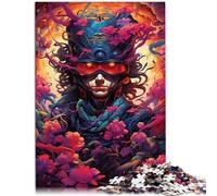 Puzzle 1000 pezzi per adulti Fantasy Ninja Giapponese Giochi Educativi 26x38cm Anti-Stress Staycation Uccidere Il Tempo