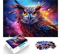 Puzzle 1000 pezzi per adulti Fantasy Planet Owl Jigsaw per regali 26 x 38 cm è ideale come regalo per tutta la famiglia