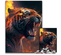 Puzzle 1000 pezzi per adulti Fantasy Tiger Puzzle difficili per adulti adolescenti, coppie e amici per compleanni, Natale 50x75CM/19,68x29,52 pollici