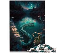 Puzzle 1000 pezzi per adulti favola serpente per puzzle Aiuta il cervello ad addestrare giocattoli avvincenti per promuovere la pazienza 26 x 38 cm