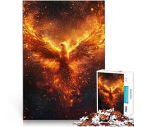 puzzle 1000 pezzi per adulti Fenice di fuoco Giocattoli che creano dipendenza e sfidano l'intelligenza del cervello Buon regalo 52x38cm