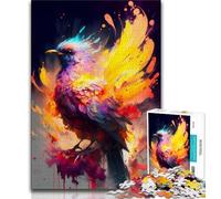 Puzzle 1000 pezzi per adulti Fenice mistica astratta 1000 pezzi per adulti giochi educativi per famiglie regalo per la decorazione della casa 75x50cm