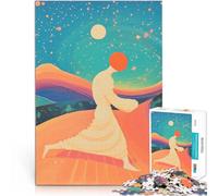 puzzle 1000 pezzi per adulti Figura surreale nel paesaggio Giocattoli Giochi Educativi Antistress perché è ideale come regalo per tutta la famiglia 38x26cm