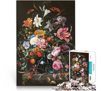 puzzle 1000 pezzi per adulti Fiore d'annata Giocattoli che creano dipendenza e sfidano l'intelligenza del cervello decorazione murale 75x50cm