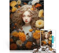 puzzle 1000 pezzi per adulti Fiori autunnali Aiuta il cervello ad allenare i giocattoli che creano dipendenza per coltivare la pazienza Idee regalo 75x50cm