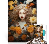 puzzle 1000 pezzi per adulti Fiori autunnali Giocattoli che creano dipendenza e sfidano l'intelligenza del cervello Un'opera d'arte 38x26cm
