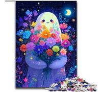 Puzzle 1000 pezzi per adulti "Fiori dei morti", puzzle impossibili per adulti, gioco interattivo per famiglie, decorazioni fai da te per la casa, rompicapo stimolante (dimensioni 50x75cm)