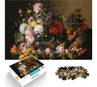 puzzle 1000 pezzi per adulti Fiori e frutta Giocattoli che creano dipendenza e sfidano l'intelligenza del cervello grande regalo 38x26cm