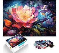 Puzzle 1000 pezzi per adulti, fiori, giochi educativi a casa, giocattoli fai da te, anti-stress, vacanze in casa, uccidere il tempo, 19,7 pollici x 29,5 pollici, puzzle