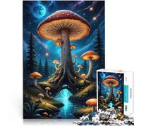 puzzle 1000 pezzi per adulti Foresta di funghi luminosi Antistress Vacanza in patria Uccidere il tempo perché è ideale come regalo per tutta la famiglia 52x38cm