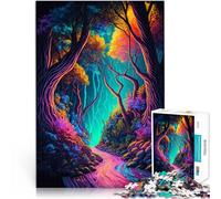 puzzle 1000 pezzi per adulti Foresta magica Aiuta il cervello ad allenare i giocattoli che creano dipendenza per coltivare la pazienza decorazione murale 38x26cm