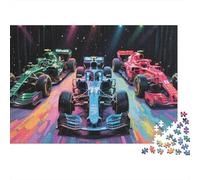 Puzzle 1000 Pezzi Per Adulti - Formula 1 Racing - Festa Aziendale - 1000pcs (75x50cm) - Relax Anti-Stress & Decorazione Casa