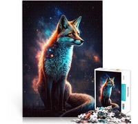 Puzzle 1000 pezzi per adulti Fox Galaxy gioco stimolante giocattoli 38 x 52 cm con poster coordinato e scheda domande per i 14 anni e più