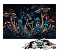 Puzzle 1000 pezzi per adulti Funghi magici Puzzle impossibili per adulti Fai da te Decorazione per la casa Regalo, Gioco rompicapo 26X38CM/10,23x14,96 pollici