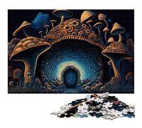 Puzzle 1000 pezzi per adulti Funghi magici Puzzle impossibili per adulti Fai da te Decorazione per la casa Regalo, Gioco rompicapo 26X38CM/10,23x14,96 pollici