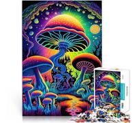 puzzle 1000 pezzi per adulti Funghi psichedelici Giocattoli educativi per l'apprendimento Giochi per famiglie Decorazione della casa 52x38cm