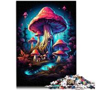 Puzzle 1000 pezzi per adulti funghi sofisticati puzzle difficile rafforza l'amore tra coppie per adolescenti dai 14 anni in su, 26 x 38 cm