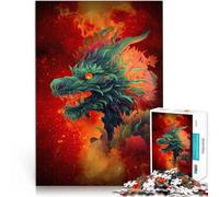 puzzle 1000 pezzi per adulti Fuoco del drago Giocattoli che creano dipendenza e sfidano l'intelligenza del cervello Buon regalo 38x26cm