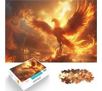 puzzle 1000 pezzi per adulti Fuoco solare della Fenice Ardente Giochi educativi Decorazione della casa Gioco educativo per compleanno e Natale 50x70cm