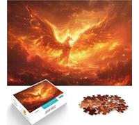 puzzle 1000 pezzi per adulti Fuoco solare della Fenice Ardente Riduzione dello stress interessante offerte come regali per tutta la famiglia 50x70cm