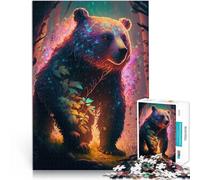Puzzle 1000 pezzi per adulti galassia dell'orso Fatto di legno,Adatto a persone dai 14 anni in su gioco di sfida unico Migliorare l'amore tra le coppie。misurare:50x75cm/19.68x29.52pollice