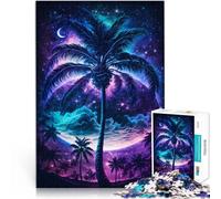 Puzzle 1000 pezzi per adulti Galaxy Art Beach, gioco di riflessione anti-stress, sfida difficile per adolescenti dai 14 anni e oltre 50 x 70 cm