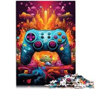 Puzzle 1000 pezzi per adulti gamepad gioco educativo giocattolo sfida 26 x 38 cm migliora l'amore tra le coppie per gli adolescenti dai 14 anni