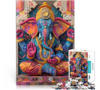 puzzle 1000 pezzi per adulti Ganesha vibrante Giocattoli che creano dipendenza e sfidano l'intelligenza del cervello grande regalo 38x26cm