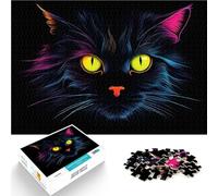 puzzle 1000 pezzi per adulti Gattino colorato Giocattoli che creano dipendenza e sfidano l'intelligenza del cervello Un'opera d'arte 38x26cm